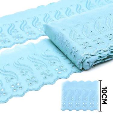 Imagem de Bordado Inglês 10,0cm BP088 Azul - 13,7 Metros  artePunto