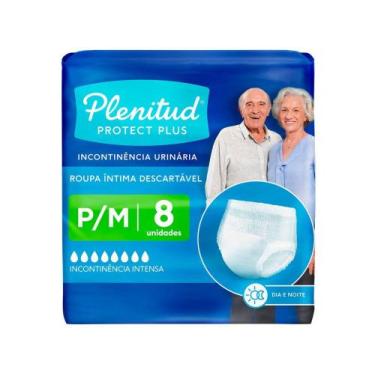 Imagem de Roupa Íntima Descartável Tam. P/M - Plenitud Protect Plus 8 Unidades