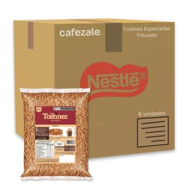 Imagem de Biscoito Moído Caramelizado Tostines Kit 6 Pacotes 1kg, Tostines