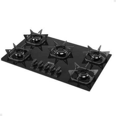 Imagem de Fogão Cooktop a Gás 5 Bocas Mastercook MC Base Esmaltada Clarice