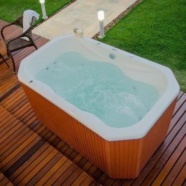 Imagem de Banheira Ofurô Zen Maggiore Gran Luxo 165 cm - 300 Litros Astra - P1 - 220V Branco Branco
