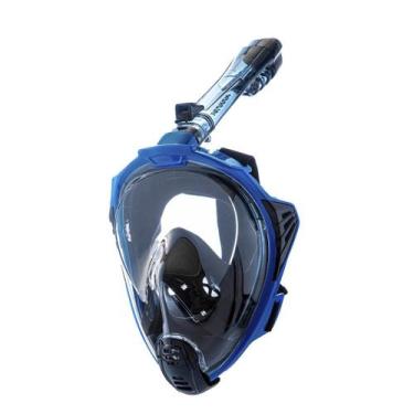 Imagem de Máscara Mergulho Full Face snorkel apneia fun dive xplorer, Azul, S/M