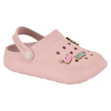 Imagem de Babuche Infantil Molekinha Menina Conforto Love Original -, Rosa, 35/3