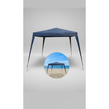 Imagem de Gazebo 3x3m Tenda Praia Barraca Camping Azul - Congratulations Store