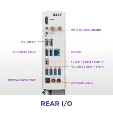 Imagem de Placa Mãe NZXT N7 B850, AMD B850, AM5, ATX, DDR5, com Wi-Fi e Cover, B