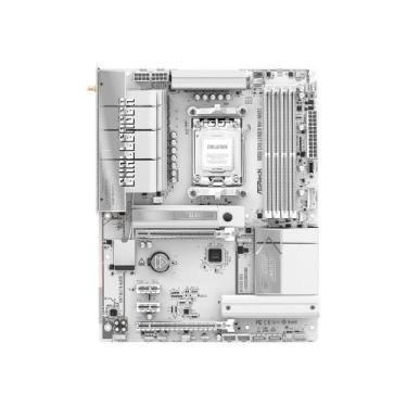 Imagem de Placa-Mãe ASRock B850 Challenger WiFi White, AMD AM5, ATX, DDR5 - 90-M