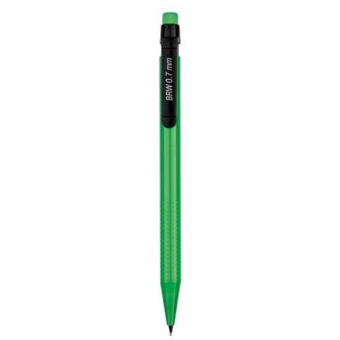 Imagem de Lapiseira Plástica 0,7mm Neon BRW - Grip Ergonômico com Borracha e Cli