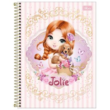 Imagem de Caderno Espiral Universitário Jolie 1 Matéria 80 Folhas Capa Dura - Ti