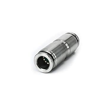 Imagem de 1 pedaço PU PV PE PY 304 Aço inoxidável metal pneumático acoplamento rápido 4 6 8 10 12 14 16mm de alta pressão tubulação de ar acoplamento rápido YYDFPIIA (Color : PU-10)