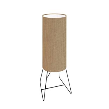 Imagem de Abajur Mesa Preto Tubo 64cm Cúpula Ø18 Cores Diversas Md1087