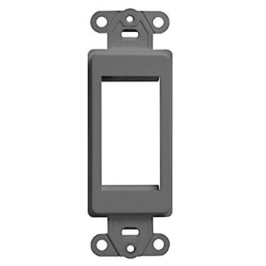 Imagem de Leviton 41649-E MOS Inserção Decorativa, 1 Unidade Alta, Preto