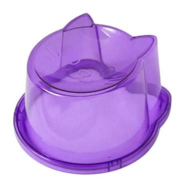 Imagem de Comedouro Ergonômico Antiformiga Para Gatos Pet 150ml Petlon (Lilás)