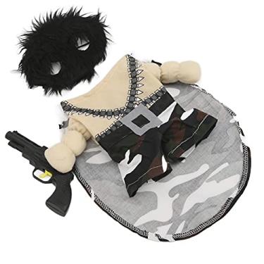 Imagem de Roupas divertidas para cães, fantasias engraçadas para cães atrairão a atenção das pessoas confortáveis durante todo o dia para o Dia das Bruxas para o Natal para festa para uso diário (M)