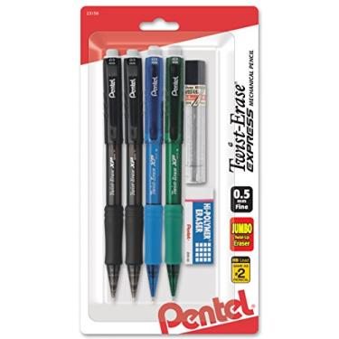 Imagem de Pentel 730883 Lápis mecânico Twist-Erase Express Nº 2 grafite médio