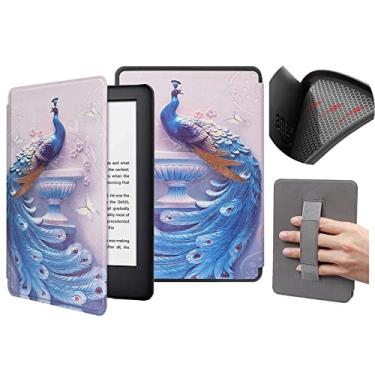 Imagem de Capa TPU de 15 polegadas para Kindle Basic com Auto Wake/Sleep e Alça de Mão - (Serve apenas para 10ª Geração 2019, Modelo J9G29R) Capa à prova d'água durável