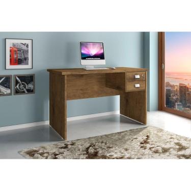 Imagem de Escrivaninha Escritório 2 Gavetas Taurus 1,20 Jequitibá - J&A Móveis