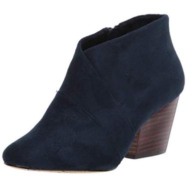 Imagem de Bella Vita Bota feminina Kira II de cano curto, Camurça azul-marinho, 9 X-Wide