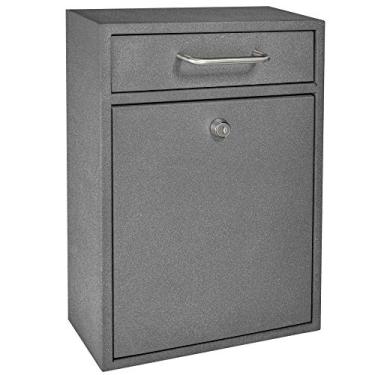 Imagem de Mail Boss Caixa de correio de aço de alta segurança 7415 Comment Letter Deposit, caixa de documentos montada em granito para casa e escritório