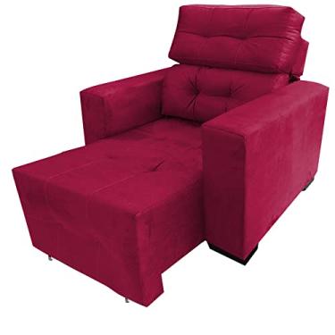 Imagem de Poltrona Do Papai Reclinável Retrátil Isabelle Vermelho