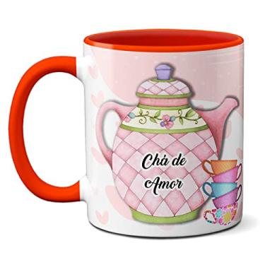 Imagem de Caneca Com Chá De Amor Mavó Minha Mãezinha e Avó (Vermelha)