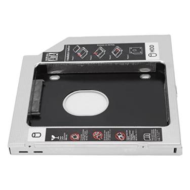 Imagem de Bandeja de armazenamento de disco rígido, proteção de 2 canais SATA para SATA 2nd HDD SSD gabinete para laptop