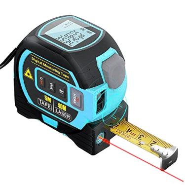 Imagem de Qudai 3 em 1 Rangefinder 5m Fita Métrica Régua Display LCD com Retroiluminação Medidor de Distância Dispositivo de Medição de Edifício Área Volumes Equipamento de Agrimensura NP