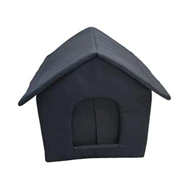 Imagem de Abrigo Oxford para Gatos à Prova de Intempéries Suprimentos para Animais de Estimação Móveis Cama Portátil Ao Livre Gatos Sel, 35cm x 30cm x 35cm