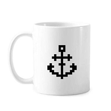 Imagem de Summer Sail Sailors Ship Pixel Mug Cerâmica Xícara de Porcelana de Café Cerâmica Utensílios de Mesa