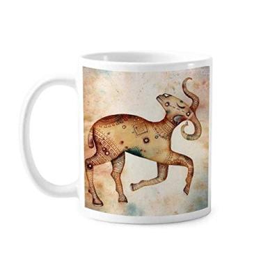 Imagem de Caneca de cerâmica do zodíaco, constelação de Áries, março, abril, xícara de porcelana de café