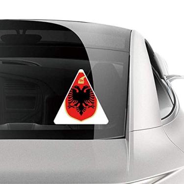 Imagem de DIYthinker Adesivo de carro Albania Tirana National Emblema Motocicleta Estilo Decalque