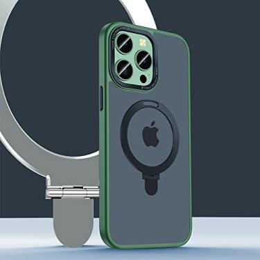 Imagem de Magnético para iPhone14 13Pro Max capa para celular com suporte anti-queda com tudo incluído capa para celular, T6, para iPhone 13 Mini