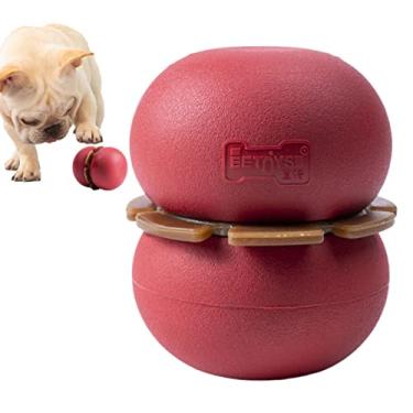 Imagem de Brinquedos interativos para cães - Brinquedos de bola de cachorro para limpeza de dentes de cachorro, mastigação e jogo - Tricky Fun Dispensador Interativo Quebra-cabeça Mastigar para Grandes Aocate