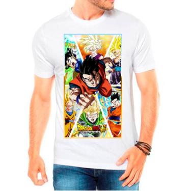 Imagem de Camiseta Dragon Ball Z Goku Branca Masculina05 - Design Camisetas