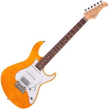 Imagem de Guitarra Elétrica 6 Cordas Cort G280 Sel Am G Series Âmbar