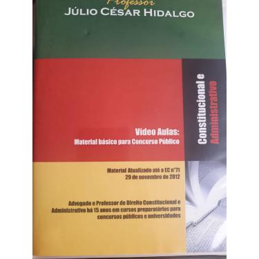 Imagem de concurso publico constitucional e administrativo julio cesar hidalgo dvd