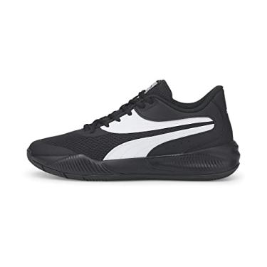 Imagem de PUMA Tênis masculino de basquete triplo baixo, Preto/branco, 7