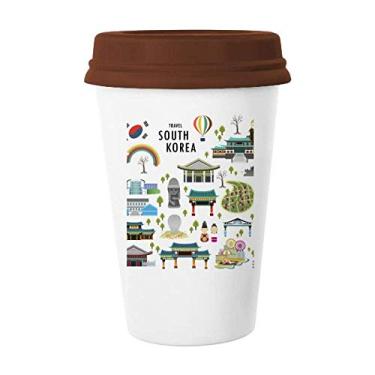 Imagem de Caneca Viajando na Coreia do Sul Copo de Cerâmica Copo de Café Copo