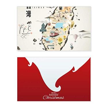Imagem de Mapa Taiwan Travel Features Holiday Holiday Merry Christmas Congrats Card Christmas Letter Message