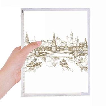 Imagem de Caderno de anotações com folhas soltas e diários de papelaria recarregável River Bridge