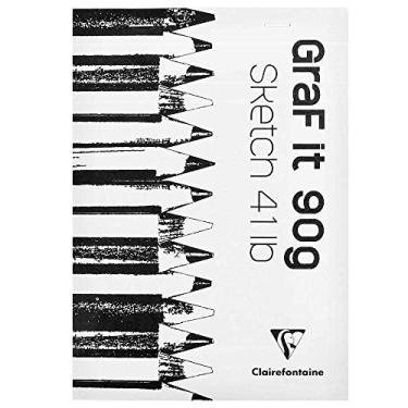 Imagem de CLAIREFONTAINE Bloco de Desenho Graf It A5 90G/M², Branco