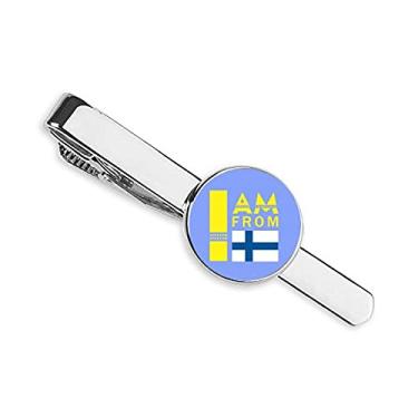 Imagem de Clipe de gravata I Am From Finland para presente de homem de negócios
