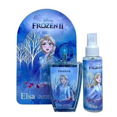 Imagem de Frozen Ii Elsa Disney  Kit Perfume 100ml + Body Mist 100ml - Infantil