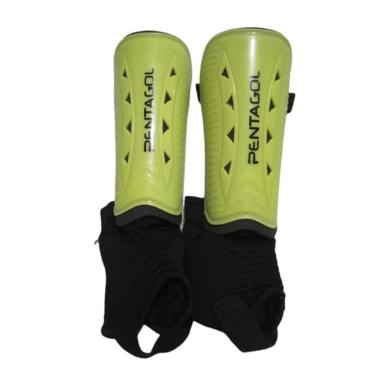 Imagem de Caneleira Futebol Pentagol Power Adulto com Tornozeleira-Unissex