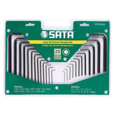 Imagem de Ferramenta Allen 25 Peças Jogo Chave Sata