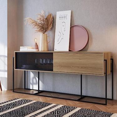 Imagem de Buffet Aparador Industrial 2 Portas 188cm York Artesano Hanover/preto