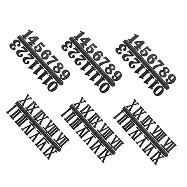 Imagem de Uonlytech 6 Pçs Acessórios De Relógio DIY Kits Relógio De Parede Silencioso Relógio De Parede Números Digitais Para Caixa De Correio Mecanismo De Relógio Relógio De Parede DIY Sino Numerais