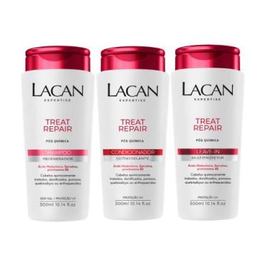 Imagem de Kit Lacan Treat Repair Shampoo Condicionador Leave-In 300ml