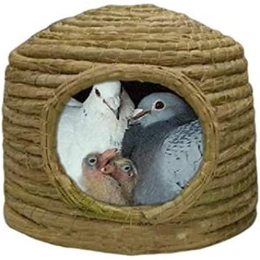 Imagem de Casa De Pássaros Ninhos De Fibra Feitos À Mão, Gaiolas Para Pássaros, Pombos E Papagaios, 21x18cm, 30x21cm, 35x25cm,30x21cm,Constructive23