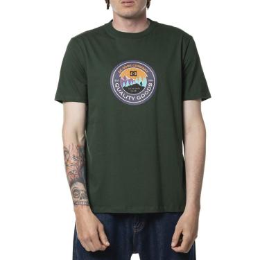 Imagem de Camiseta DC Shoes Outdoorsman SM24 Masculina Verde Escuro