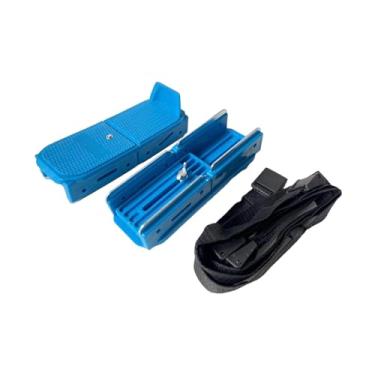 Imagem de Patins de gelo ajustáveis para crianças, patins de gelo para crianças, suporte para treinamento, aprender a patinar para esportes, crianças, azul